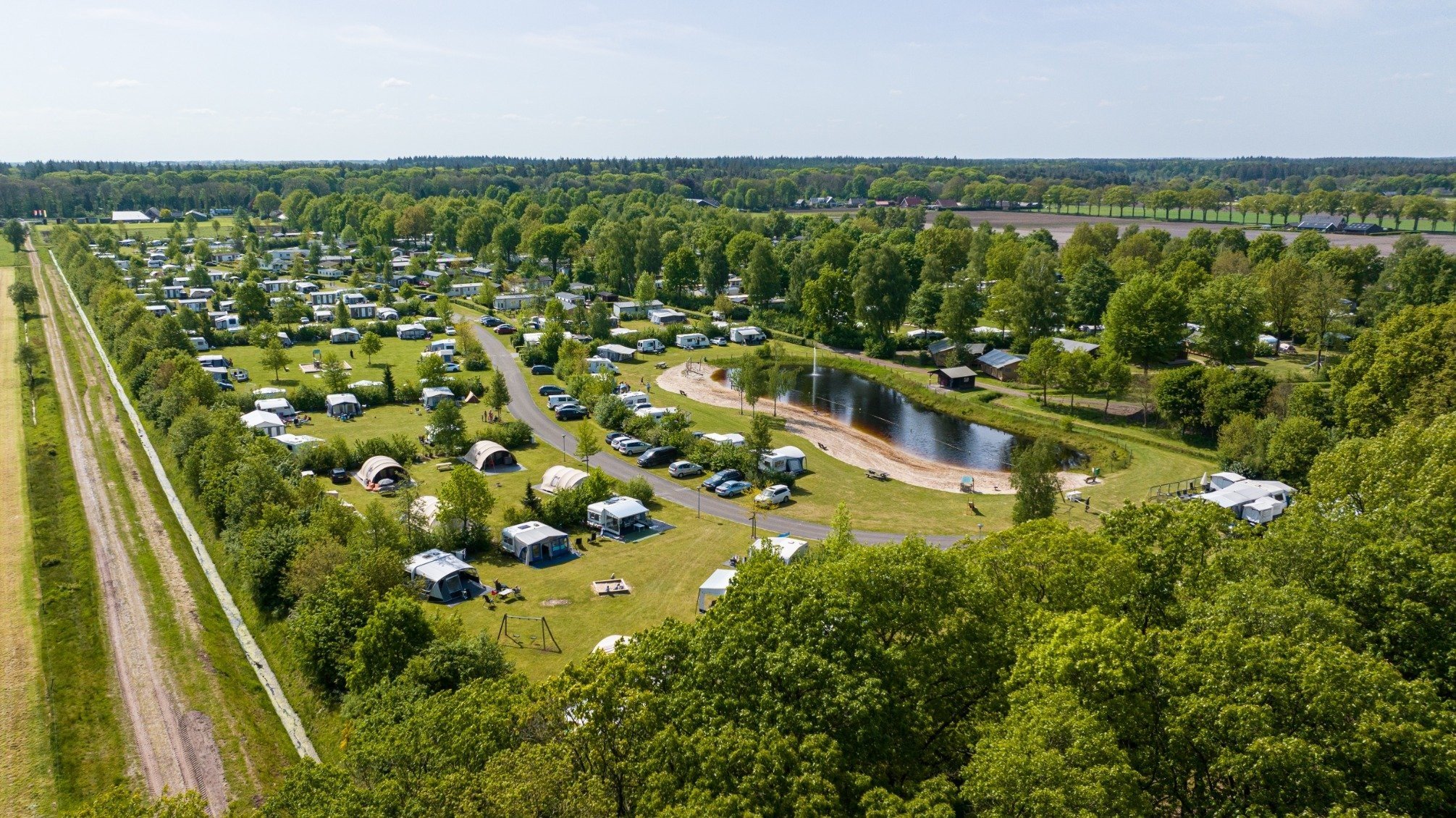 Camping in het Vechtdal